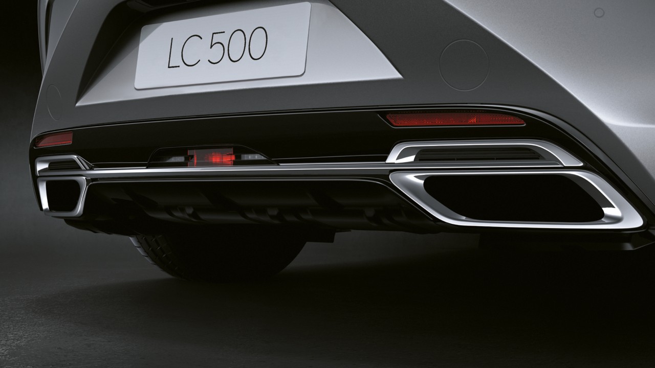 Lexus LC exhaust system 