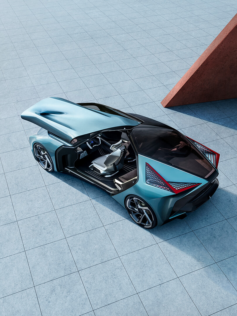 Футуристический внешний вид предвосхищает будущий дизайн электромобилей Lexus вплоть до 2030 года